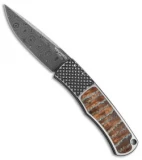 Pro-Tech Custom Magic BR-1 Automatic Knife Mastodon/Stainless Steel (Damascus)