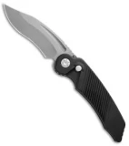 Rat Worx MRX Lightweight Recurve Automatic Knife Black (3.6" Stonewash ) 22210
