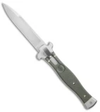 AGA Campolin Zero Italian Leverlock Automatic Knife OD Green G-10 (3.75" Satin)