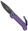 Microtech LUDT Automatic Knife Purple (3.4" Black) 135-1PU