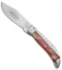 Schatt & Morgan Express #71 Automatic Knife Red Shock Wood (4.25" Satin)