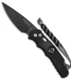 Pro-Tech TR-4 Limited Edition Johnny Skull Automatic Knife (4" Black) J10R