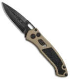Buck Impact Automatic Knife Coyote Tan (3.125" Black SW) 0898BRS