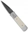 Pro-Tech Godson 416 Steel Custom Automatic Knife w/ Ivory Inlays (Damascus)