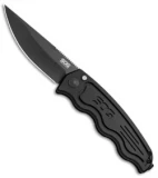 SOG-TAC Clip Point Automatic Knife (3.5" Black) ST-02
