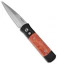 Pro-Tech Godson Custom Red Apple Coral Automatic Knife (3.15" Satin Plain) LTD