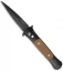 Pro-Tech The Don Automatic Knife Black w/Coyote Brown G-10 (3.5" Black) 1738