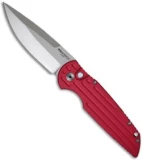 Pro-Tech Tactical Response 3 Dark Red Automatic Knife (3.5" Satin Plain) TR-3