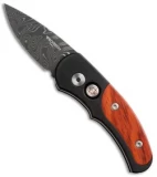 Pro-Tech Custom Runt J4 Automatic Knife Cocobolo (1.94" Damascus) 4406-D
