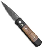 Pro-Tech Custom Godson Automatic Knife Koa Wood (3.15" Damascus) 7KOA-DM
