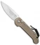 Microtech LUDT Automatic Knife Tan (3.4" Satin) 135-4TA