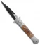Pro-Tech Large Don Steel Custom Automatic Knife Maple Burl (4.5" Two-Tone)