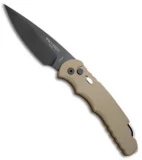 Pro-Tech TR-4.32 Tactical Response 4 Automatic Knife Desert Tan (4" Black D2)