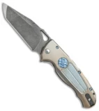 Diskin Wheel Release Custom D/A  Automatic Knife Bronze Titanium (3.625" BB SW)