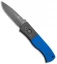Emerson Pro-Tech  CQC7-A Automatic Knife w/ Blue G-10 (3.25" Black)