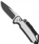 Pro-Tech Les George Rockeye Steel Custom Automatic Knife (3.375" Black)