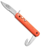 Colonial Knife Company Automatic Knife w/Bail Loop Orange (3" Satin Serr) M-724