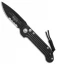 Microtech LUDT Automatic Knife Black (3.4" Black Serr) 135-2