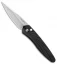 Pro-Tech Newport Automatic Knife Black 3D Wave (3" Stonewash) 3436