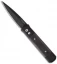 Pro-Tech Godfather Automatic Knife Black w/ Carbon Fiber (4" Black) 901BT
