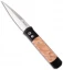 Pro-Tech Godfather Automatic Knife Black/Maple Burl (4" Satin) 906