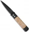 Pro-Tech Godfather Automatic Knife Black / Maple Burl (4" Black) 907