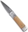 Custom Pro-Tech Godson Mastodon Ivory w/ Stainless Steel Frame (Damascus Blade)
