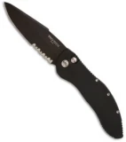 Pro-Tech Doru Automatic Knife Elishewitz Black Handle (3.5" Black Serr) 2016