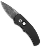 Pro-Tech Custom Runt J4 Automatic Knife Black (1.94" Damascus)