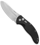 Hogue Knives EX-A04 Upswept Automatic Knife Black (4" Tumbled) 34416