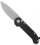 Microtech LUDT Automatic Knife Black (3.4" Apocalyptic) 135-10AP