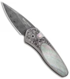 Pro-Tech Sprint Ultimate Custom Knife Bronze Ti/Black Lip Pearl (1.95" Damascus)