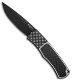 Pro-Tech Magic BR-1 "Whiskers" Custom SS Knife Two-Tone/CF (3.1" Black) BR-1.26
