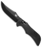 Paragon Apex Persian Style Automatic Knife Black Jimping (3.875" Black)