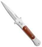 Pro-Tech Large Don Silver Automatic Knife Cocobolo (4.5" Satin) 1908-C