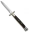 AGA Campolin 13" Swinguard Automatic Knife Stag Horn (5.75" Satin Dagger)