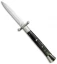 AGA Campolin 13" Swinguard Automatic Knife Dark Horn (5.75" Satin Dagger)