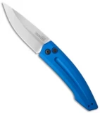 Kershaw Launch 2 Automatic Knife Blue Aluminum (3.4" Stonewash) 7200BLUSW