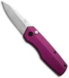 BrightShots Scorpion Automatic Knife Purple Aluminum (2.75" Satin)