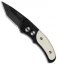 Pro-Tech Runt J4 Tanto Automatic Knife Ivory Micarta (1.94" Black) 5452