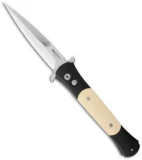 Pro-Tech Large Don "Tuxedo" Automatic Knife Ivory Micarta (4.5" Satin) 1951