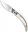 AGA Campolin Diana Lever Lock Automatic Knife Honey Horn (3.75" Satin)