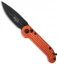 Microtech LUDT Automatic Knife Orange (3.4" Black) 135-1OR