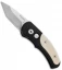 Pro-Tech Runt J4 Tuxedo Automatic Knife Ivory Micarta (Tanto Stonewash) 5451