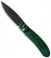 Piranha Toxin Automatic Knife Green (3.75" Black)