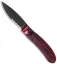 Piranha Toxin Automatic Knife Red (3.75" Black Serr)