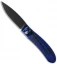 Piranha Toxin Automatic Knife Blue (3.75" Black)