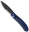 Piranha Toxin Automatic Knife Blue (3.75" Black Serr)