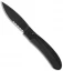 Piranha Toxin Automatic Knife Black (3.75" Black Serr)