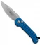 Microtech LUDT Automatic Knife Blue (3.4" Stonewash) 135-10BL